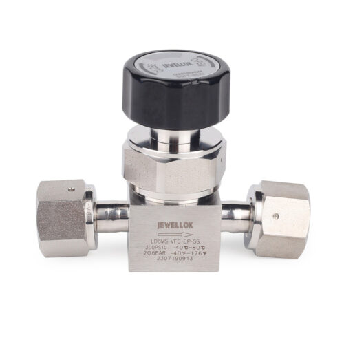 Flow Control Stainless Steel Low Pressure Manual Diaphragm Valve For High Purity And Ultra High Purity Gases