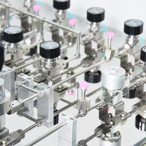 Gas-Changeover-Manifold-1 Semi Automatic And Automatic Switching Speicialty Gas Changeover Manifold Panel With Semiconductor Valve Manifold Box Gas Pressure Regulators