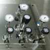 Stainless Steel Fully Automatic Gas Switchover Manifold System Automatic Gas Cylinder Switchover Co2 Cylinder Auto Changeover Controller