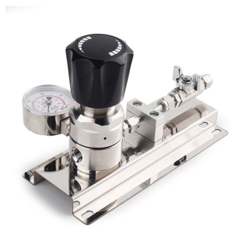 Ultra High Purity Stainless Steel Compressed Gas Changeover Manifold Panel System For Integrated Gas Supply System